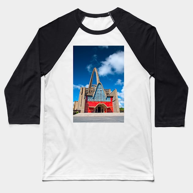 The Basilica in Higuey, Dominican Republic Baseball T-Shirt by BrianPShaw